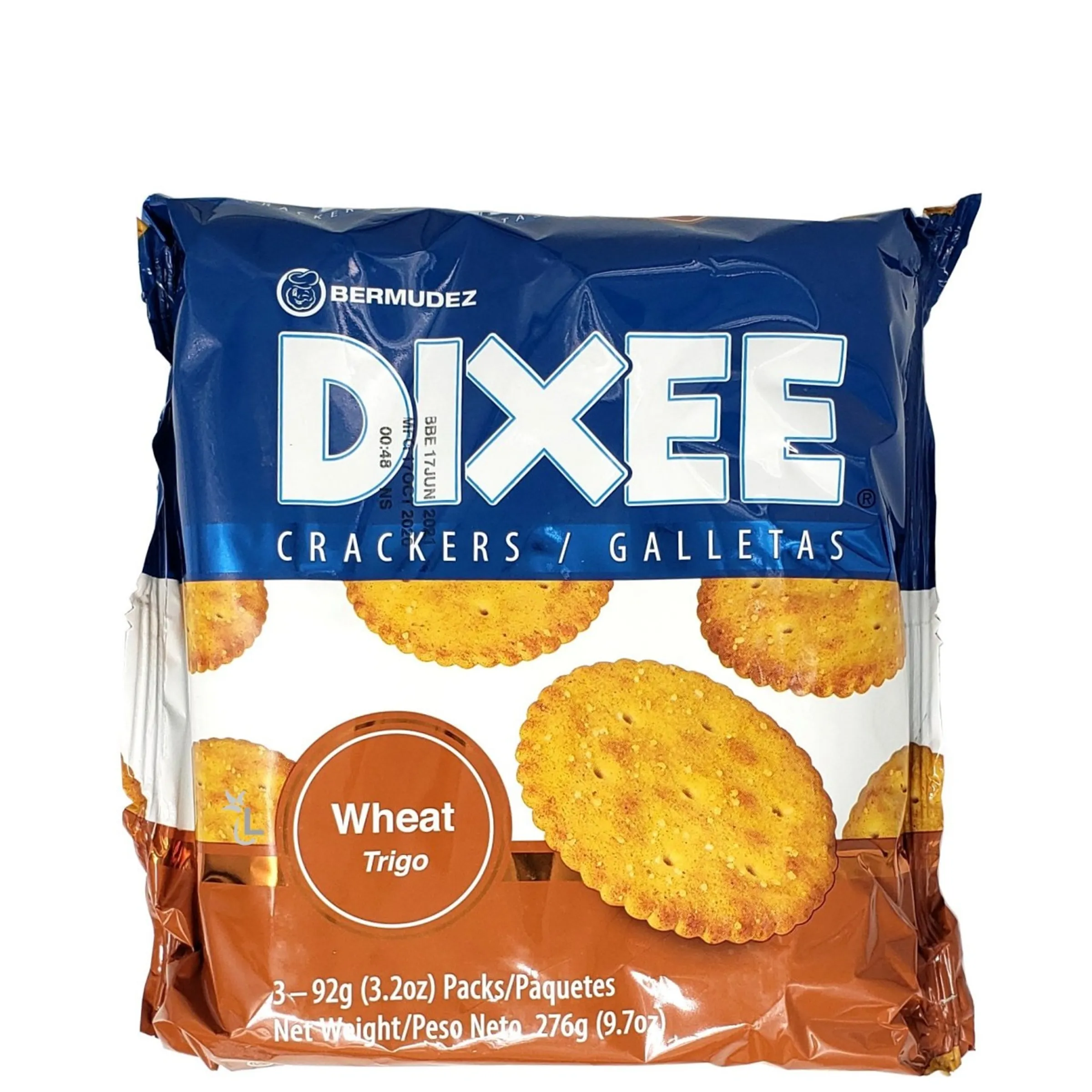 Bermudez Dixee Crackers Wheat 3 Pack x 92g