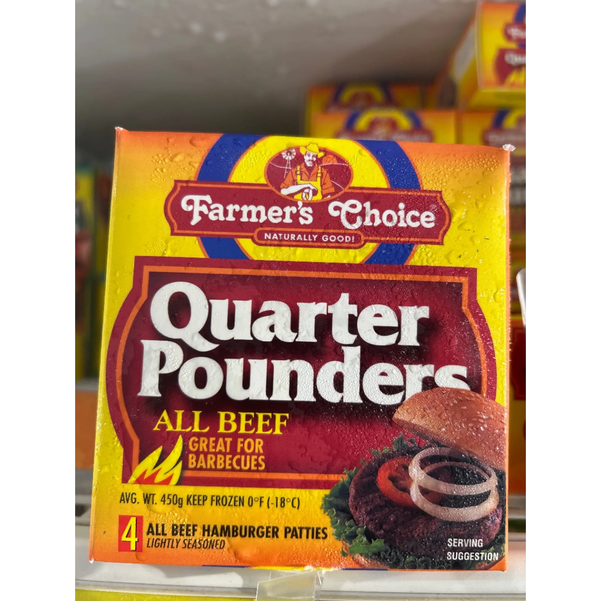 Farmer's Choice Quarter Pounders All Beef 4ct
